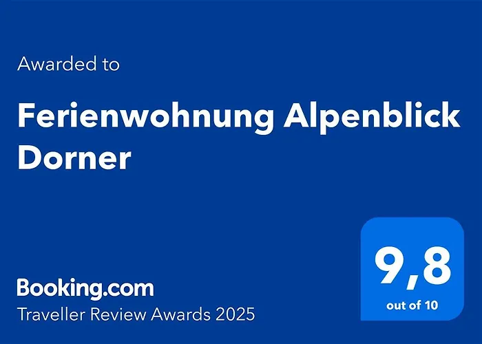 公寓 Alpenblick Dorner - Modern - Gemuetlich - Grosse Terrasse - Balkon & Ruhige Lage *